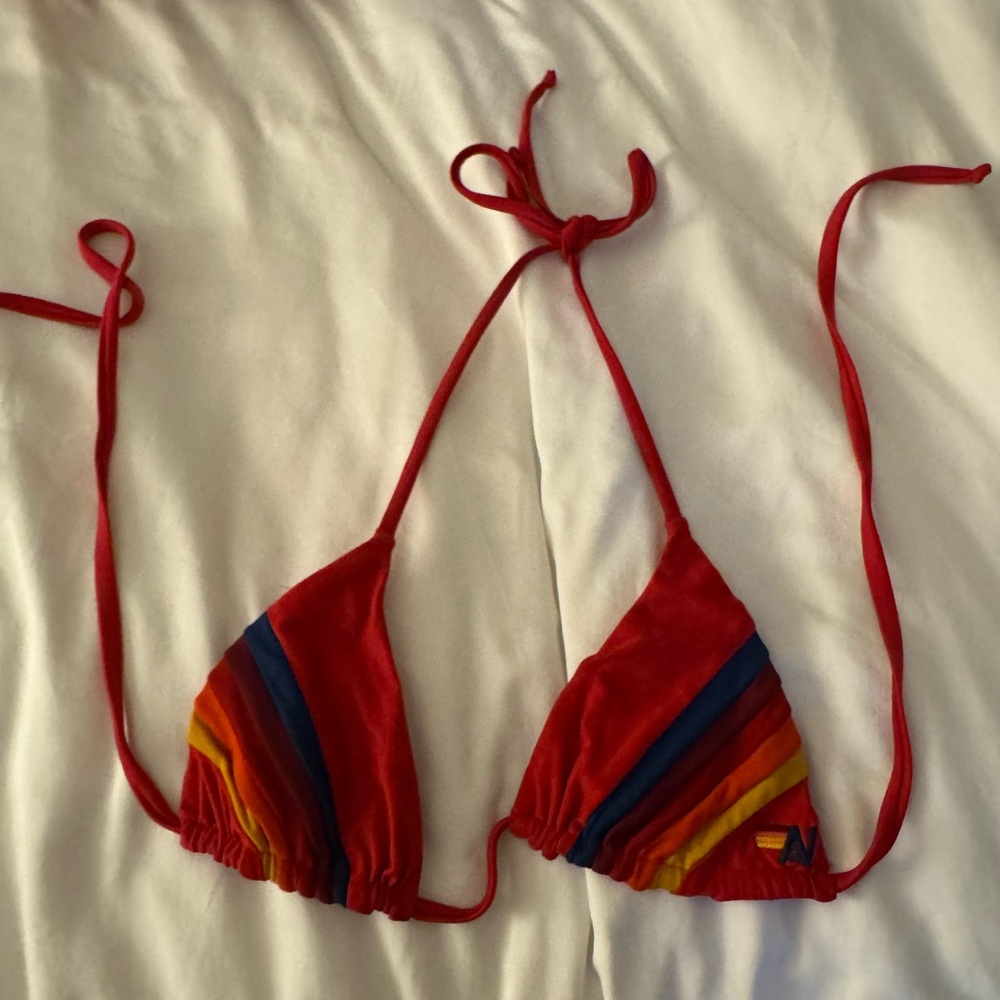 Aviator Nation XS Triangle Bikini Top